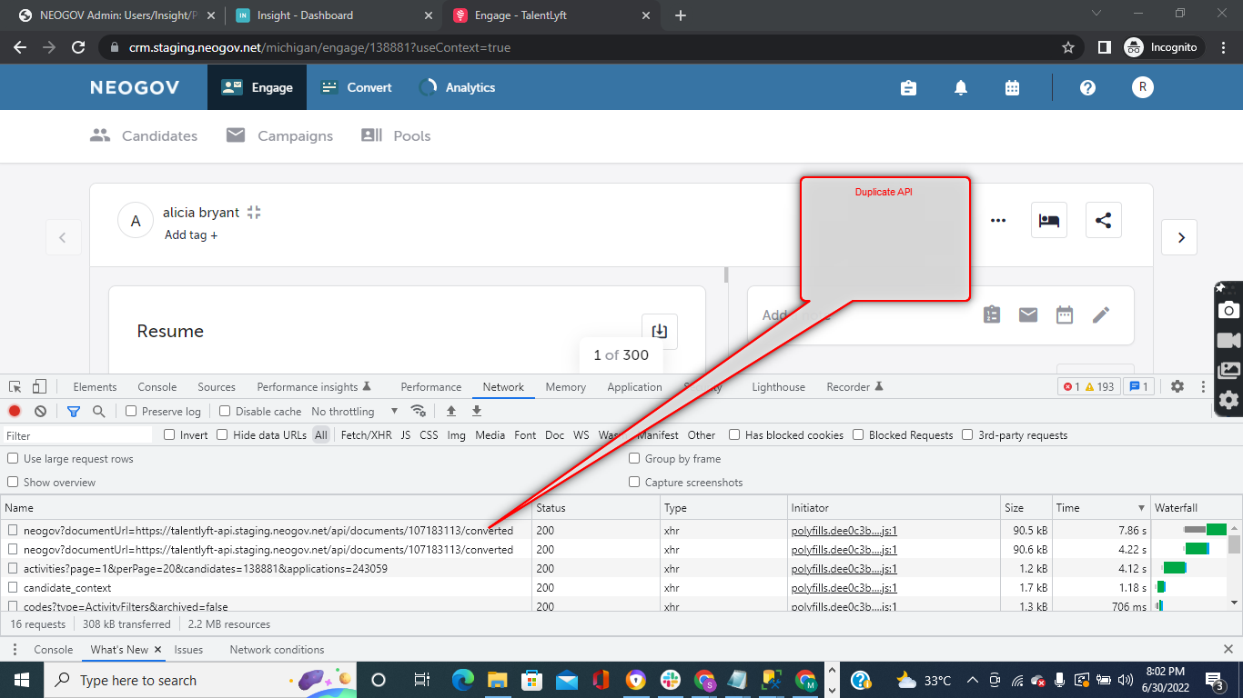 Image 4 of 5 in gallery section. Image title is Duplicate API.