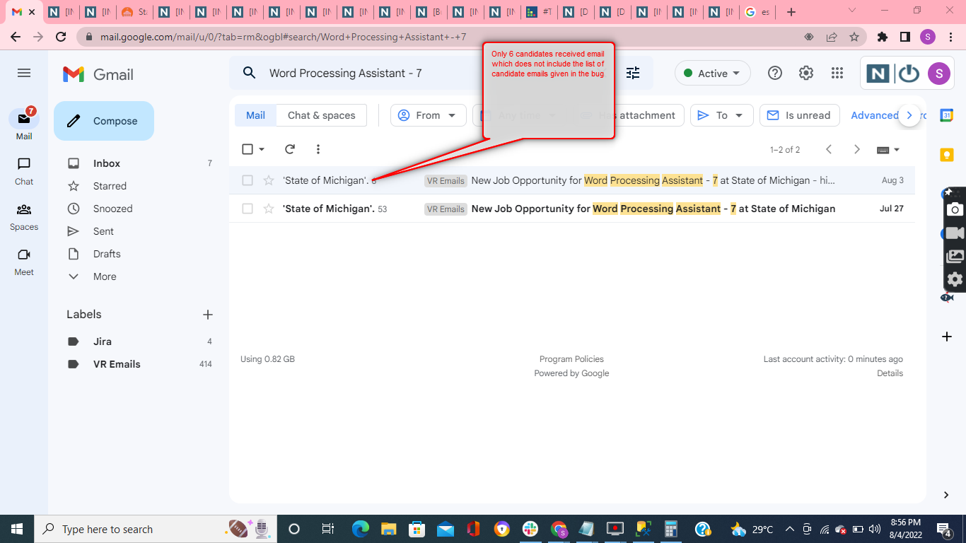Image 5 of 7 in gallery section. Image title is Delivered but not received in inbox.